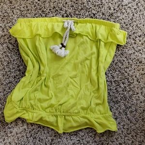Neon Green Tube Top